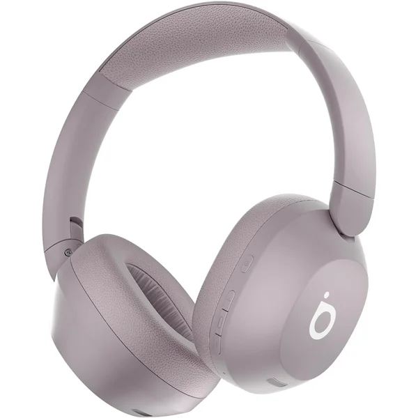 Fone de Ouvido Bluetooth Basike LE15 Rosa com ANC e Hi-Res Audio